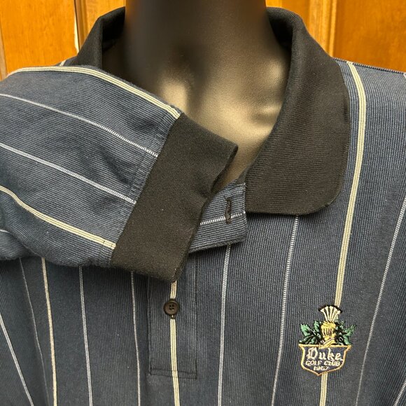 LS Duke Golf Club striped polo by Izod Club - Picture 3 of 6